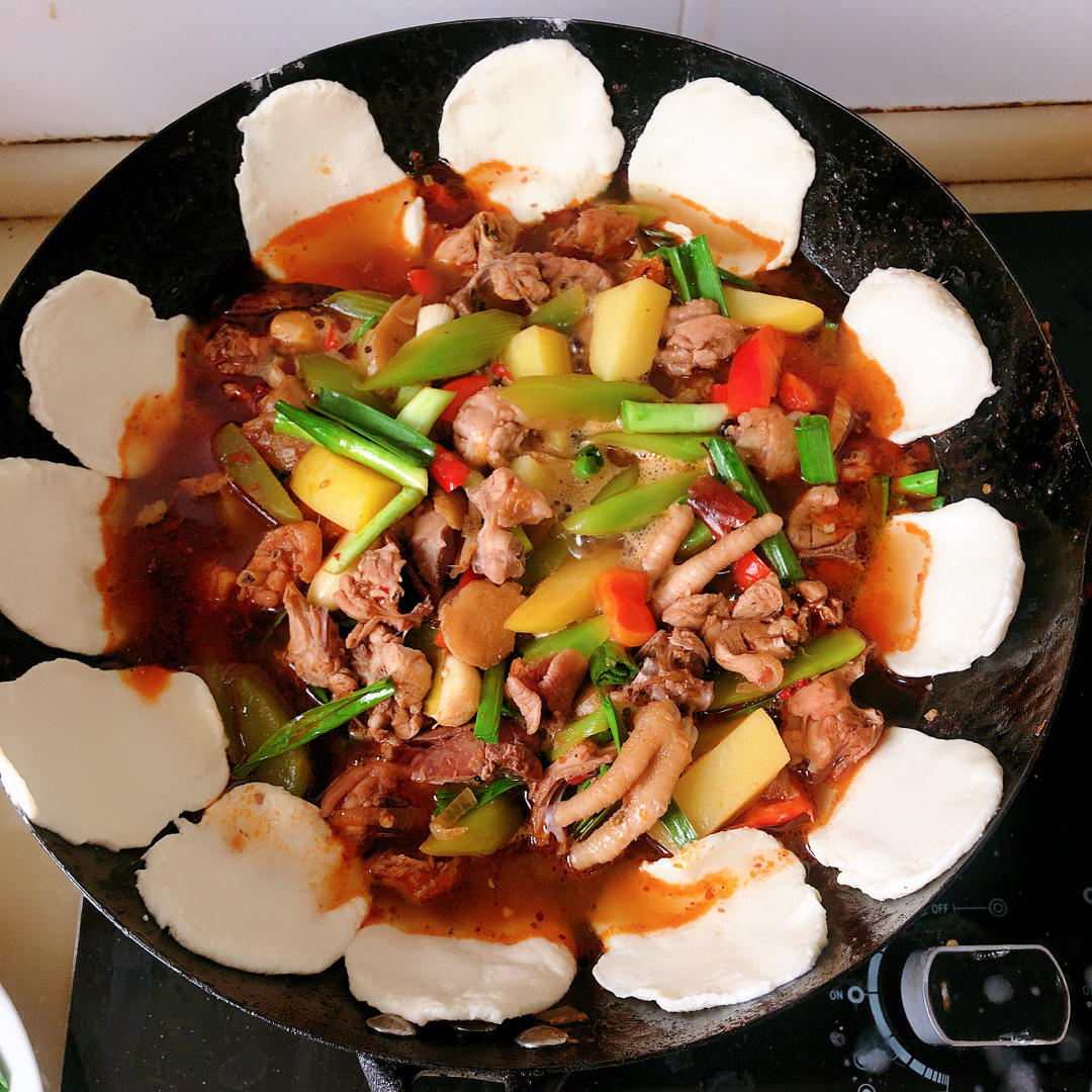 地锅鸡+自制红油【曼食慢语】