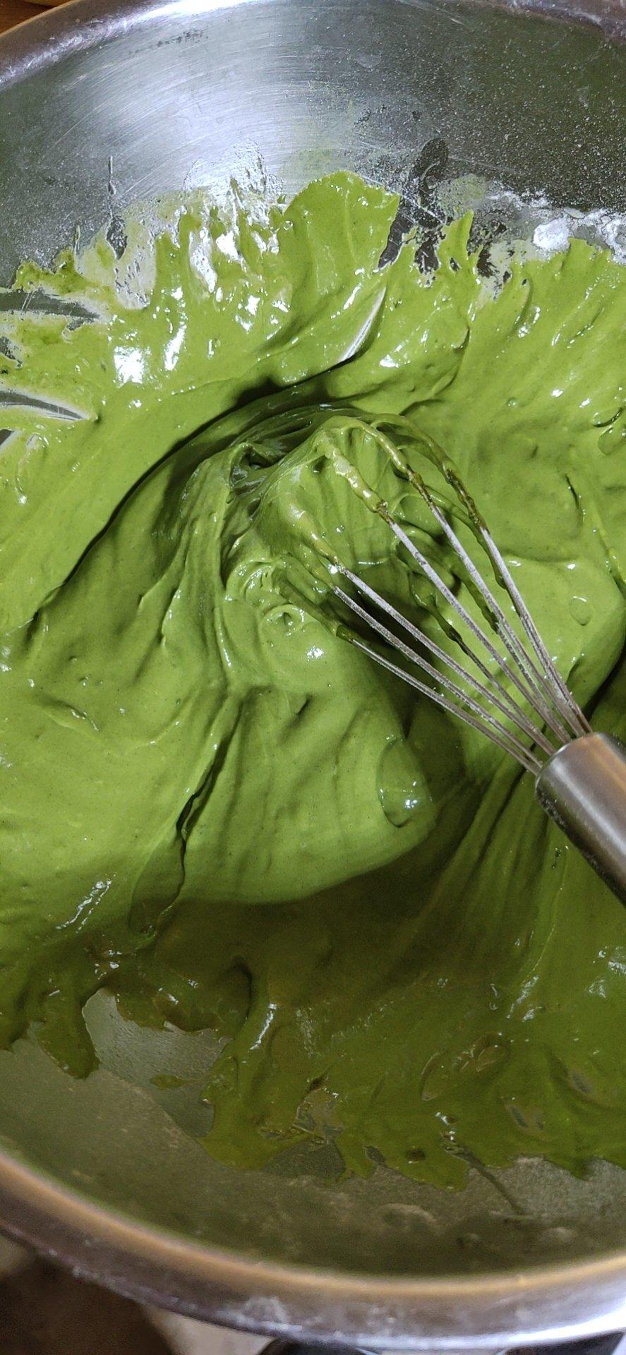 8寸抹茶戚风蛋糕