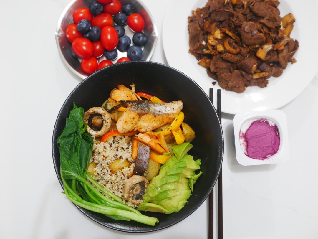 蒜香口菇牛肉粒