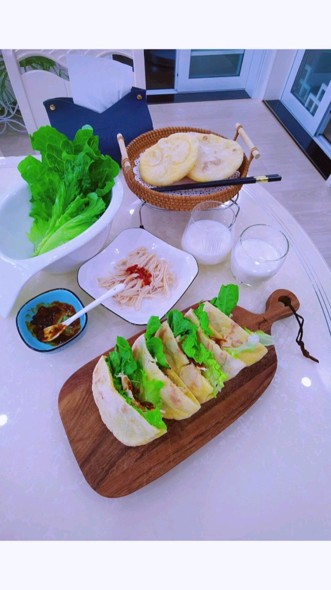 无油无糖空心口袋饼
