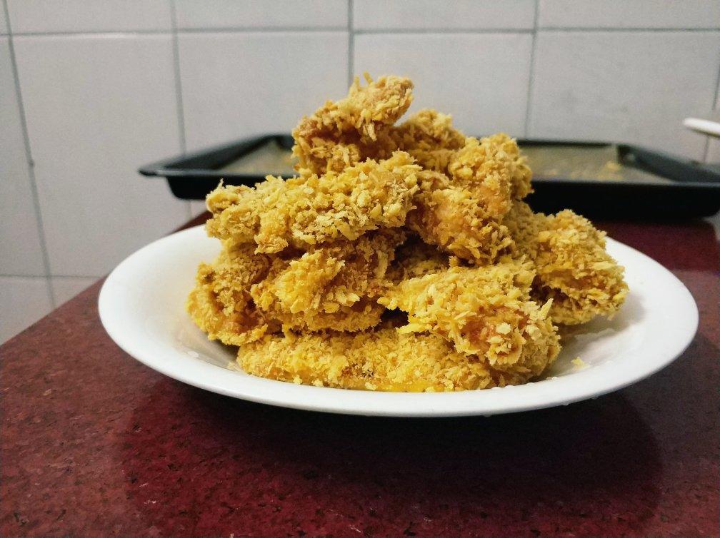 无油燕麦烤鸡胸