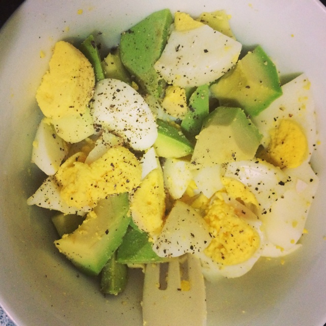 早餐之牛油果鸡蛋沙拉