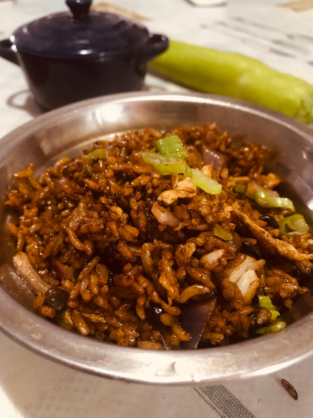 好吃到舔盘的酱油炒饭！