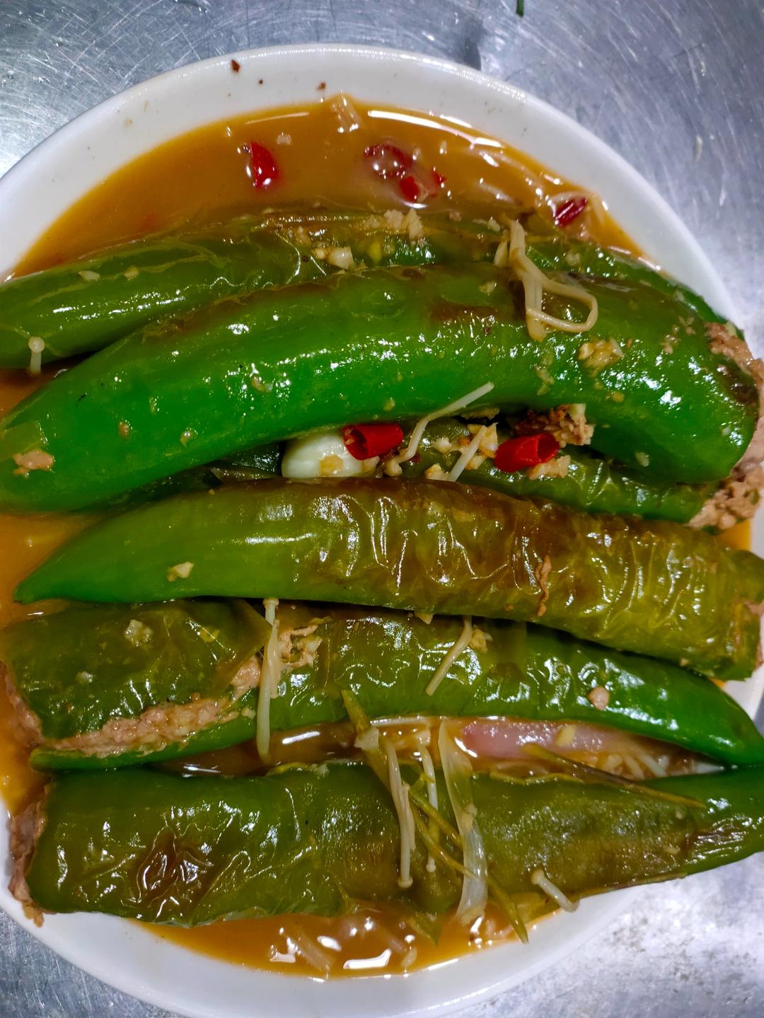 油焖尖椒（有肉版）