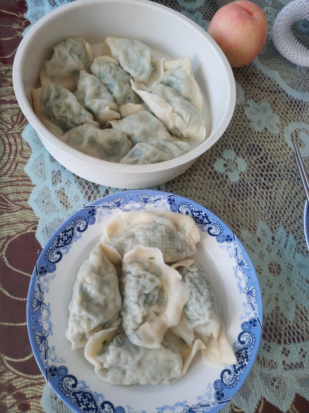 韭菜鲜肉馅饺子