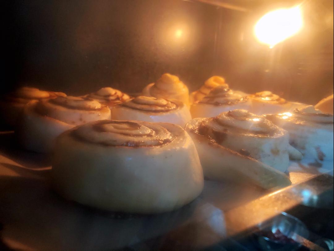 玫瑰红糖肉桂卷【舒可曼红糖试用】