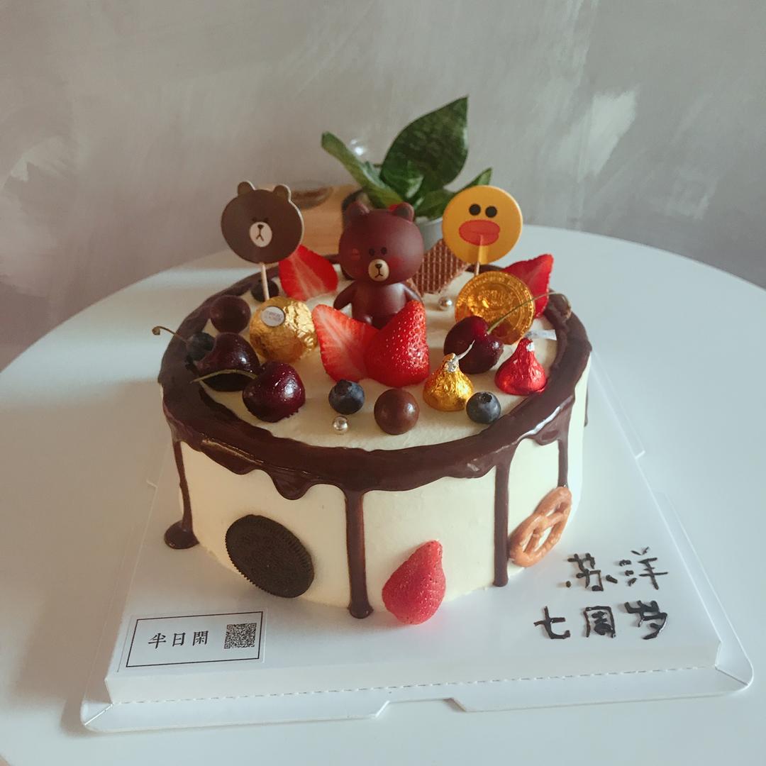 蛋糕淋面之一：甘那许淋面（详细解答淋面太稠的问题）