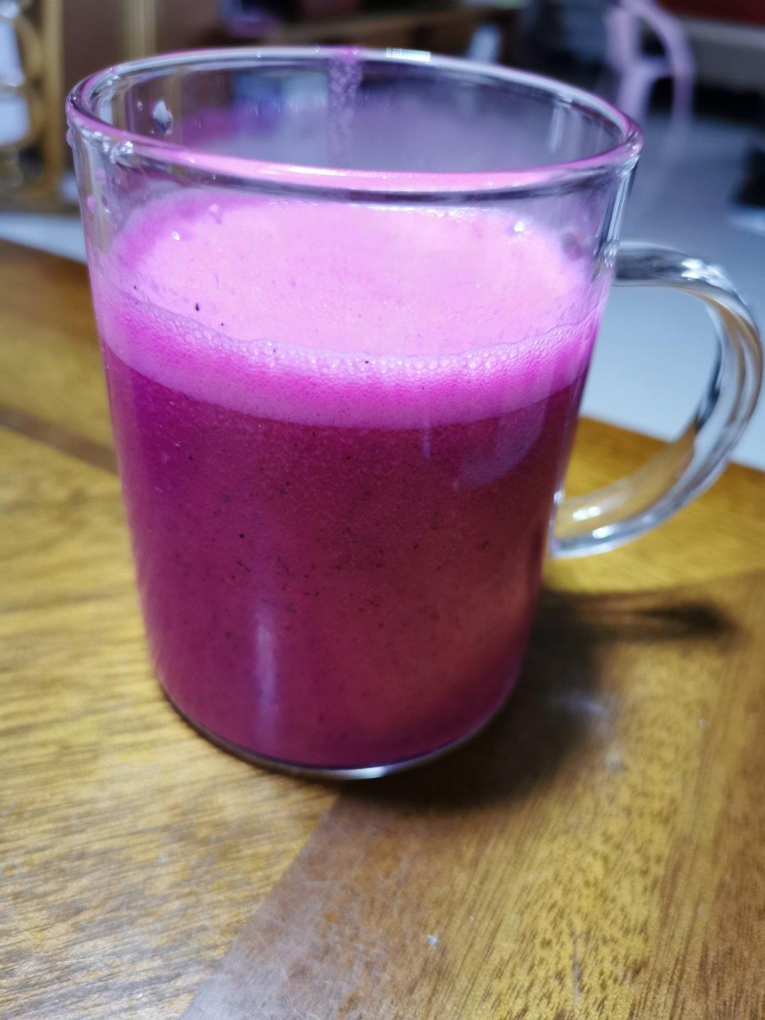 火龙果酸奶果汁