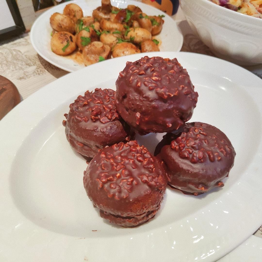 自制脆皮巧克力派