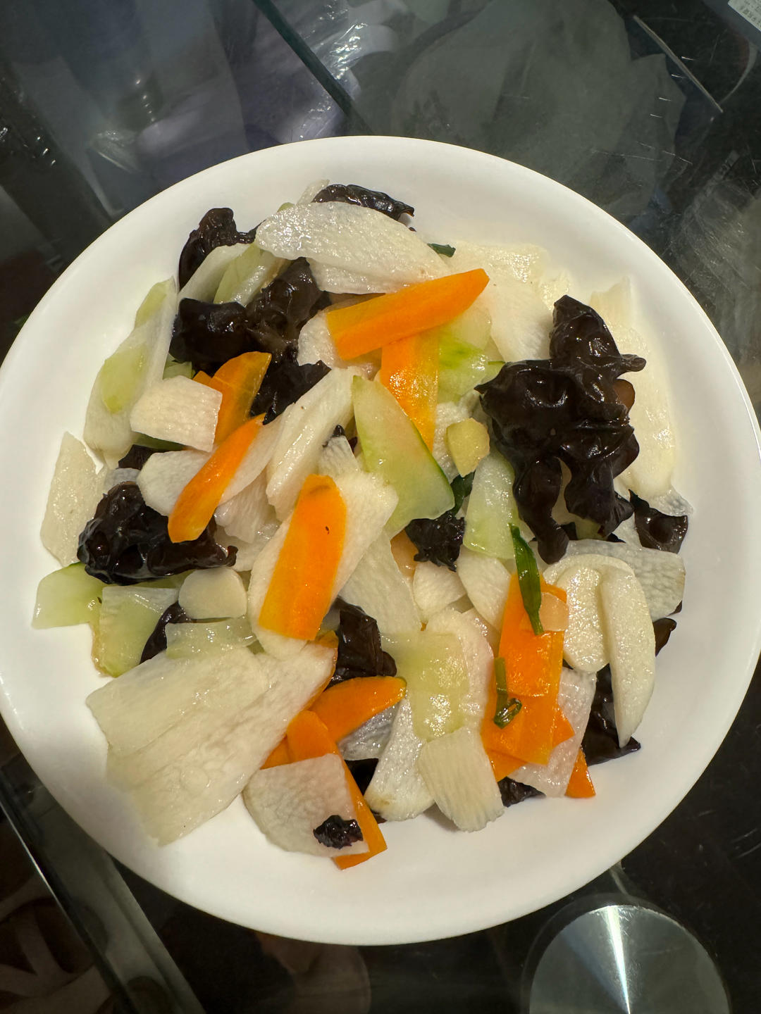 素菜冠军！营养美味的山药炒木耳