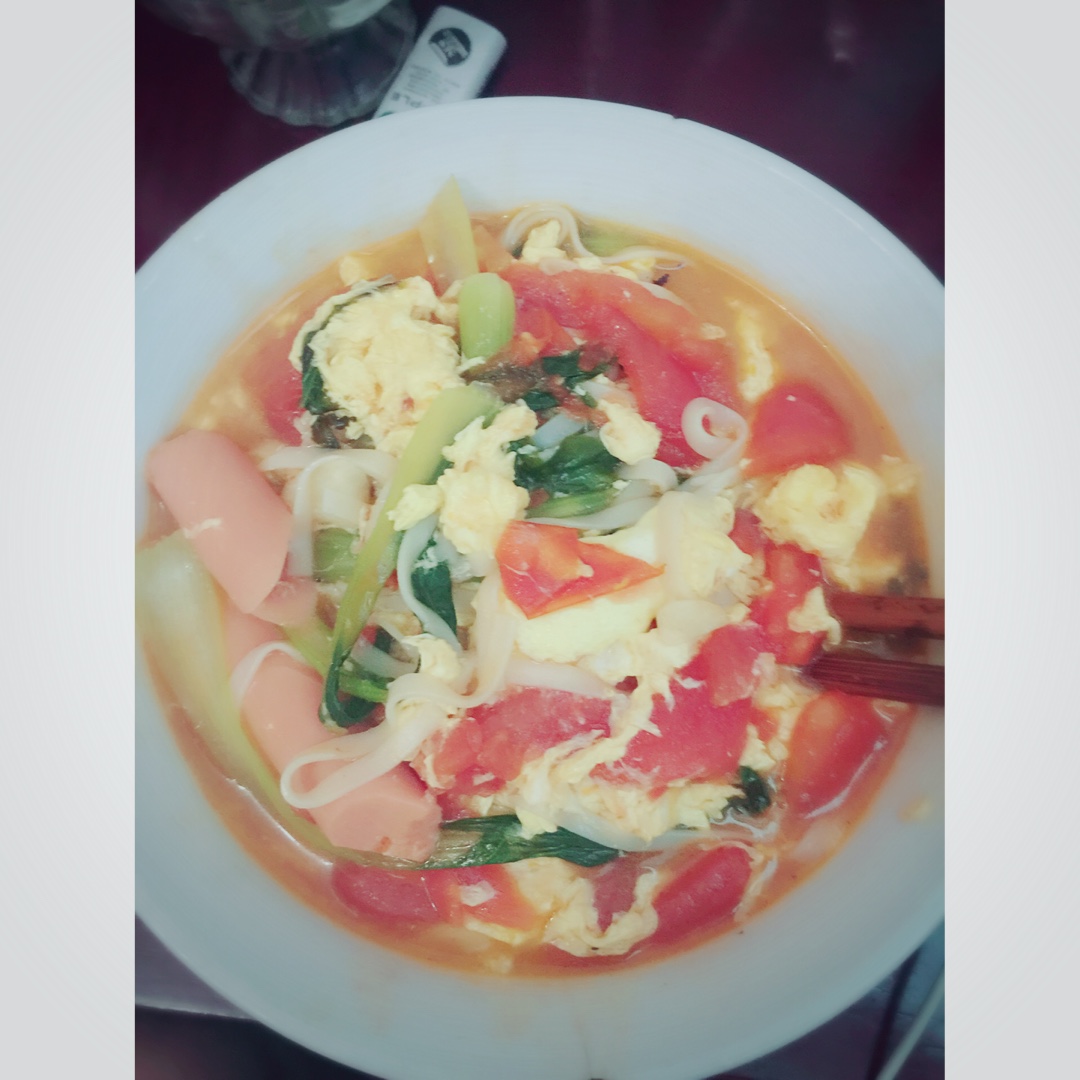 西红柿鸡蛋炝锅面
