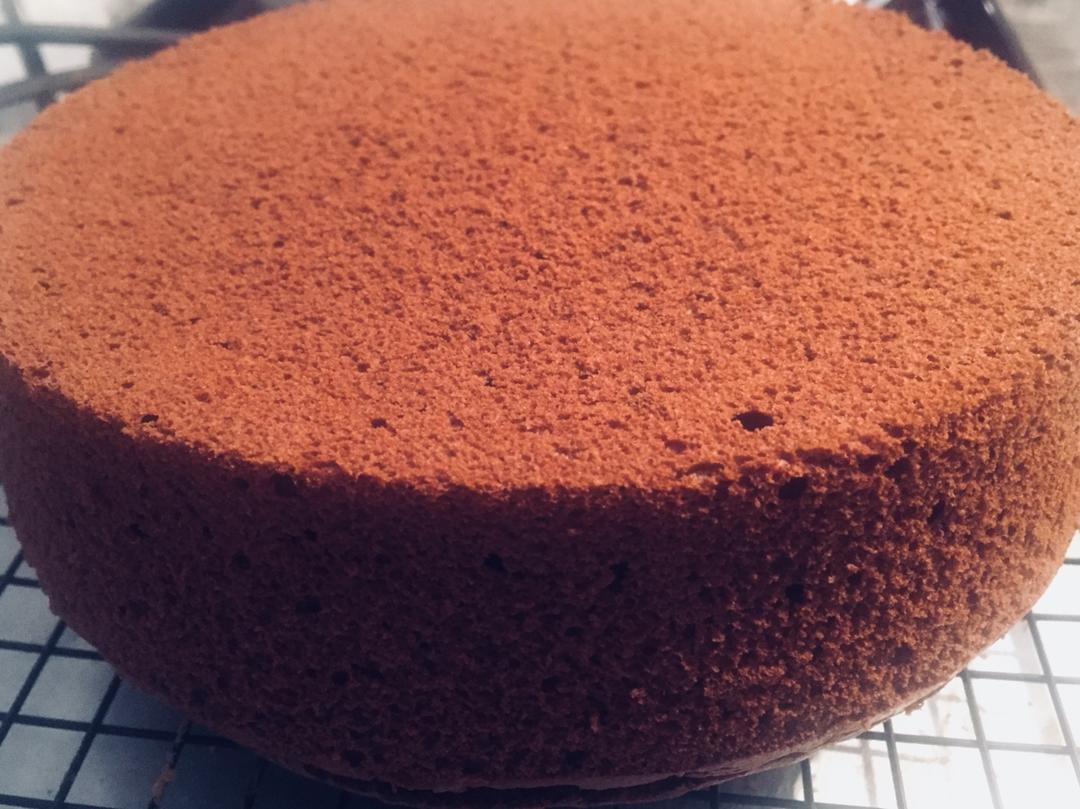 无油可可戚风蛋糕（2蛋6寸）