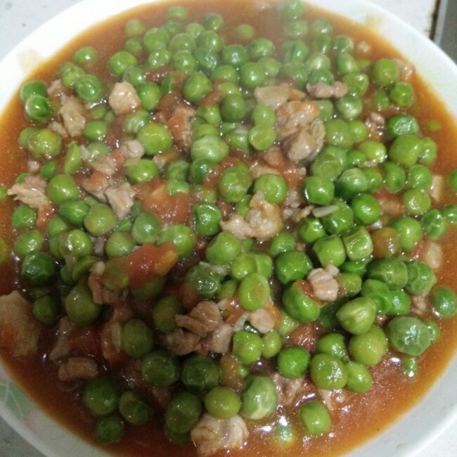红烩青豆
