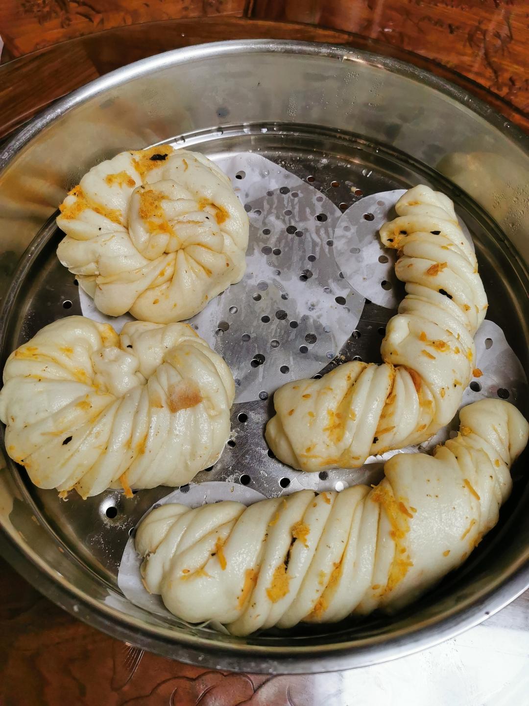 老人孩子最爱的肉松花卷