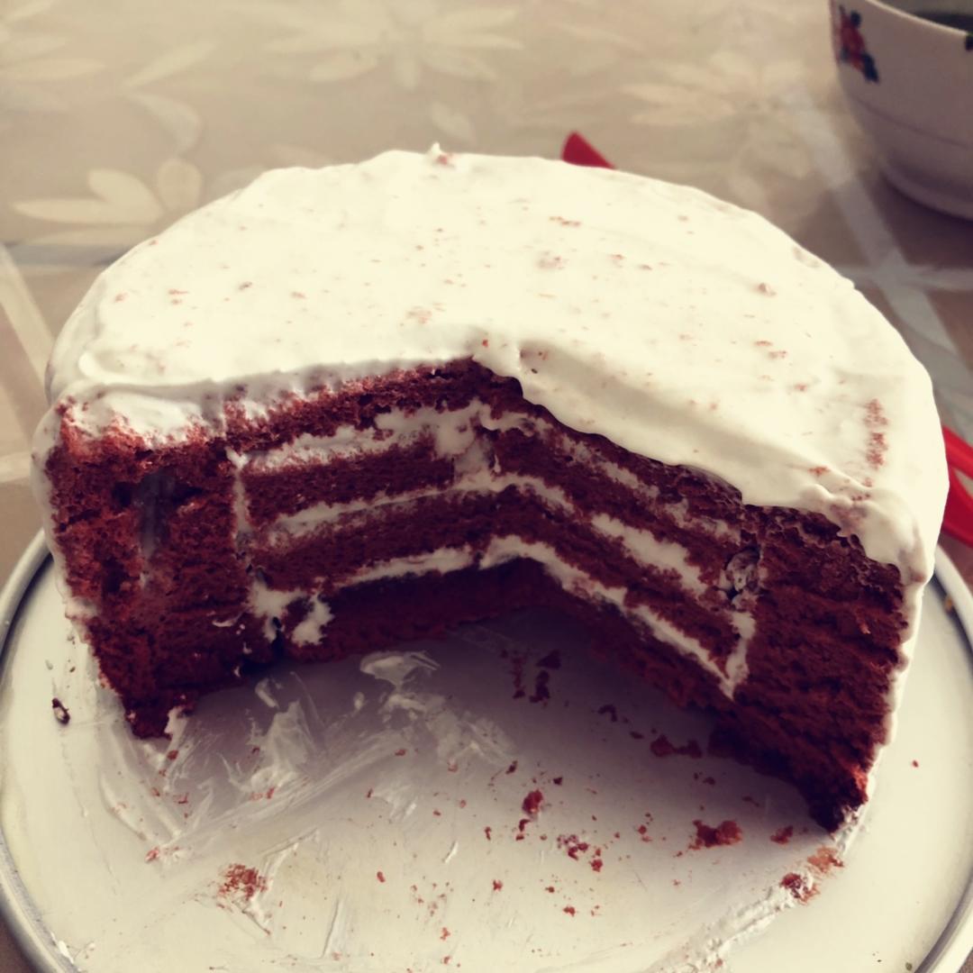 零失败6寸红丝绒蛋糕