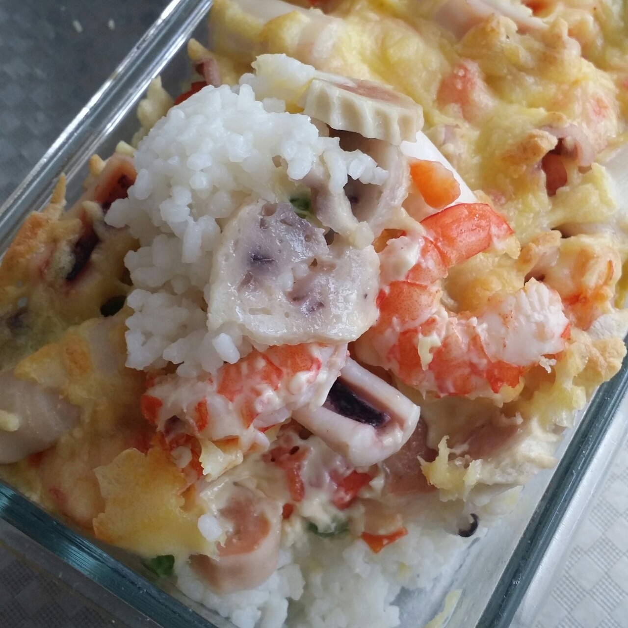 海鲜芝士焗饭