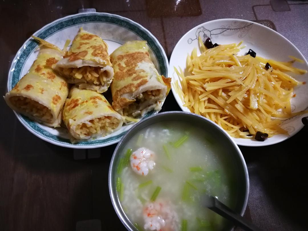 土豆丝卷饼