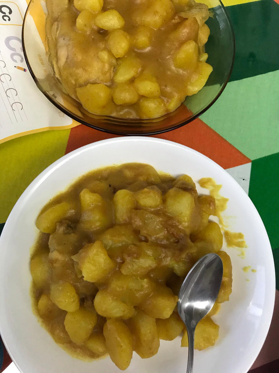 咖喱土豆鸡块
