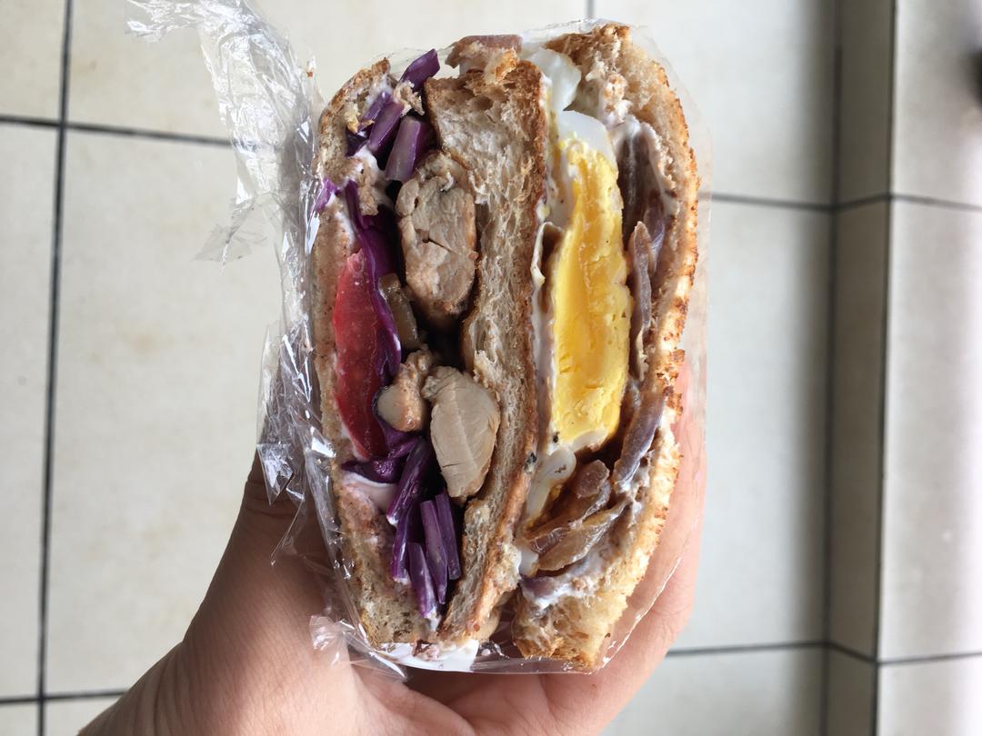 超满足减脂三明治