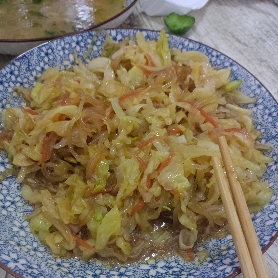包菜粉丝（粉丝炒包菜）