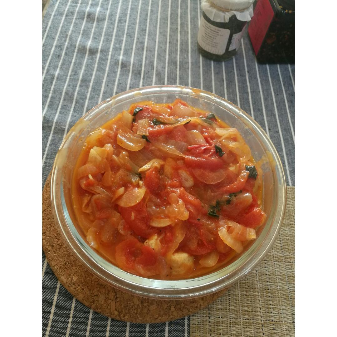 番茄炖鸡胸丨健康·三餐