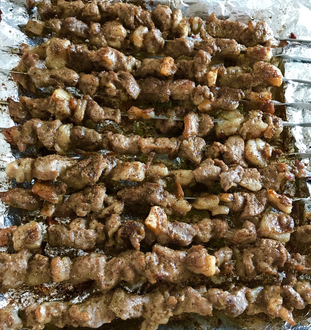 烤羊肉串
（烤箱版）