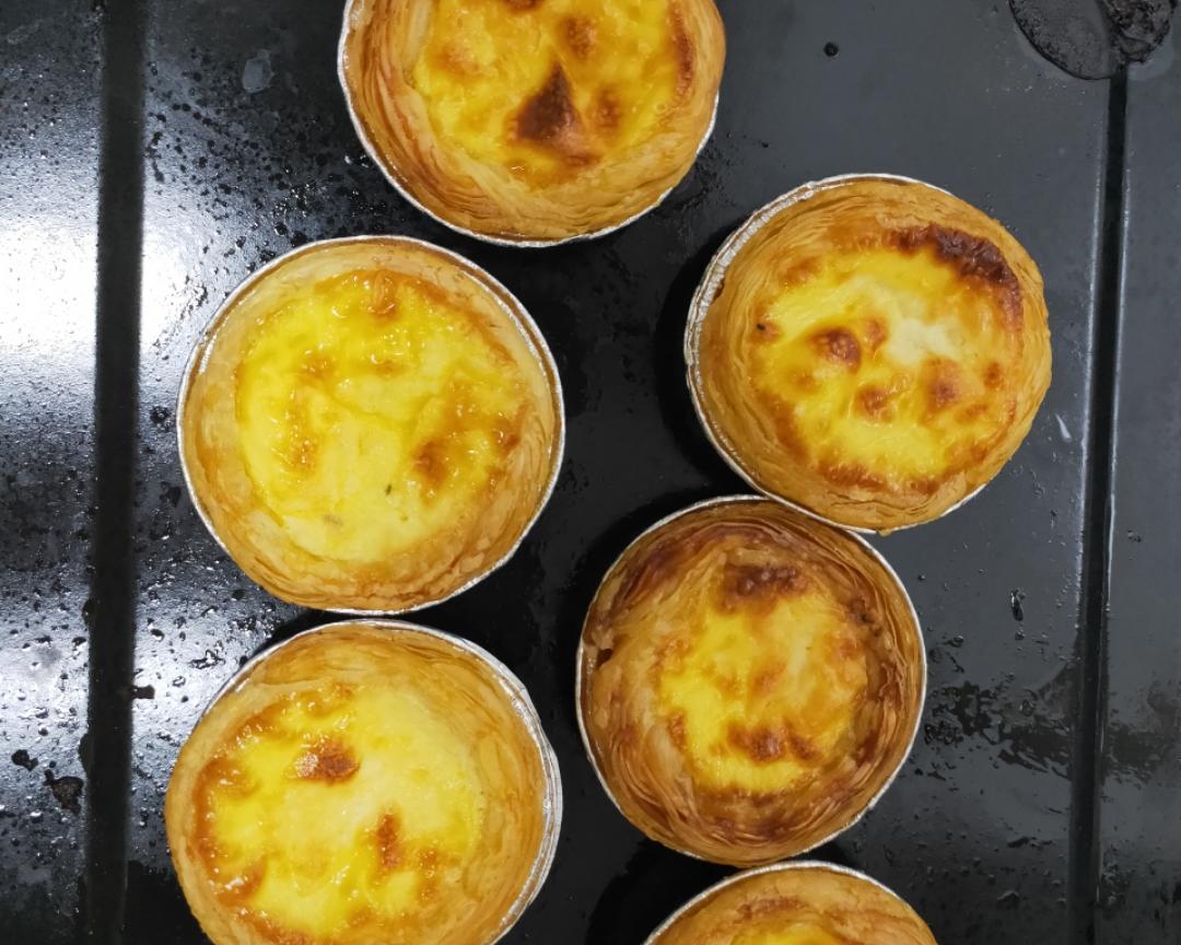 0基础简单做蛋挞，外酥里嫩
