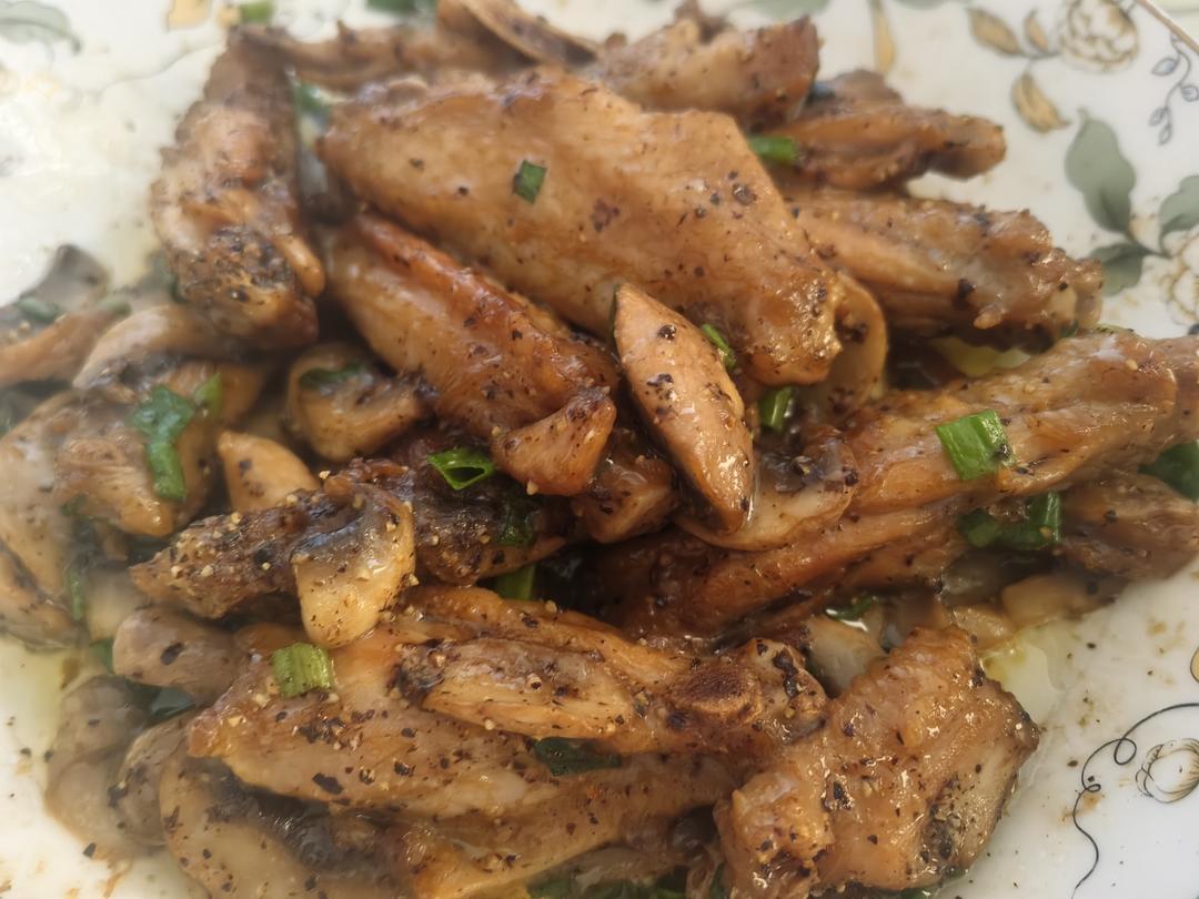 大师菜谱｜口蘑烧鸡翅