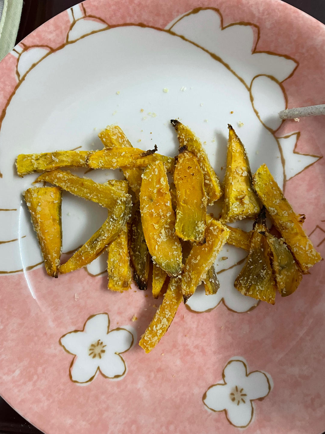 椰蓉烤红薯条（健康夜宵）