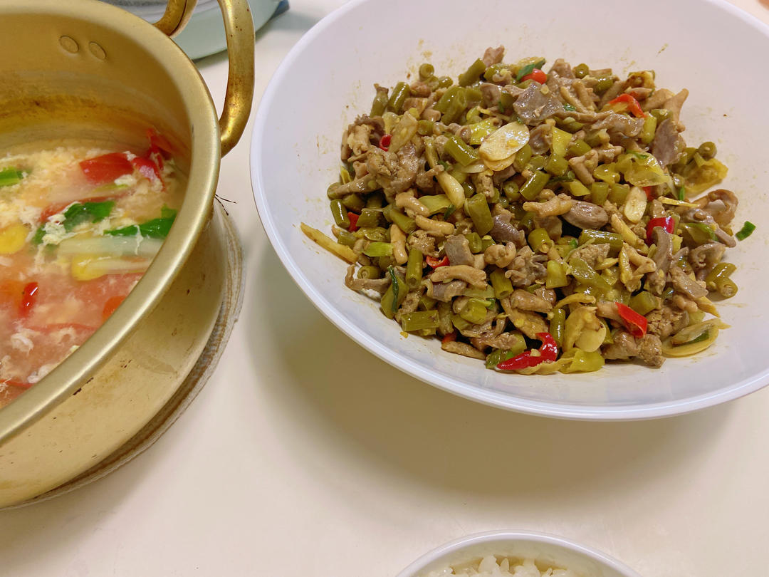 酸辣鸡杂