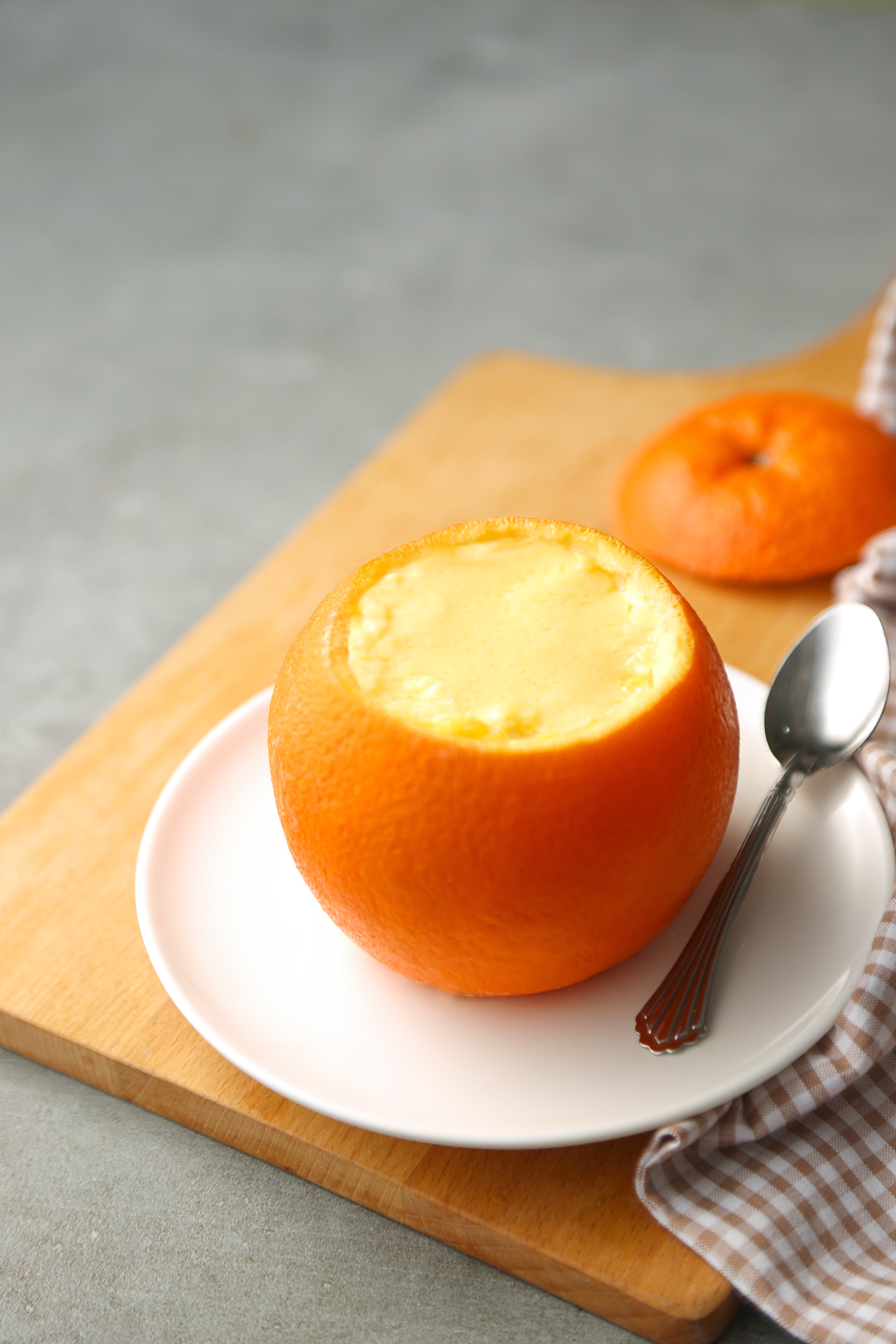 橙香鸡蛋杯—盘中的秋日田园的做法