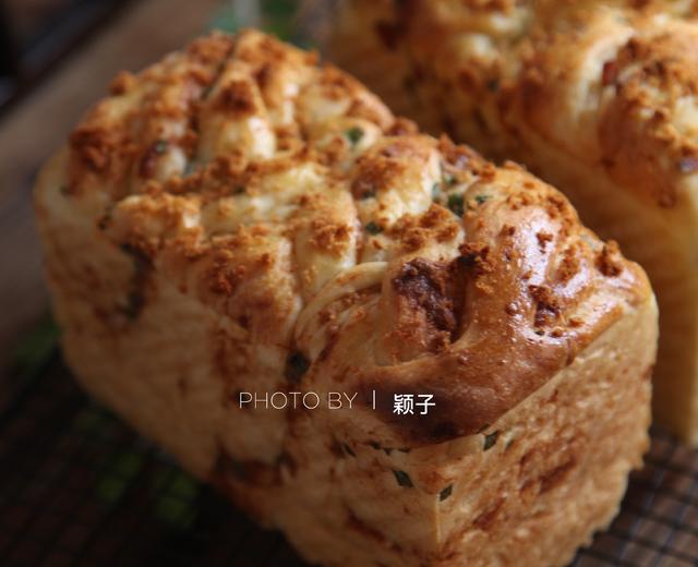 肉松香葱吐司的做法