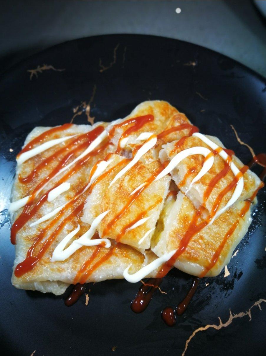 手抓饼包香蕉，吃过么