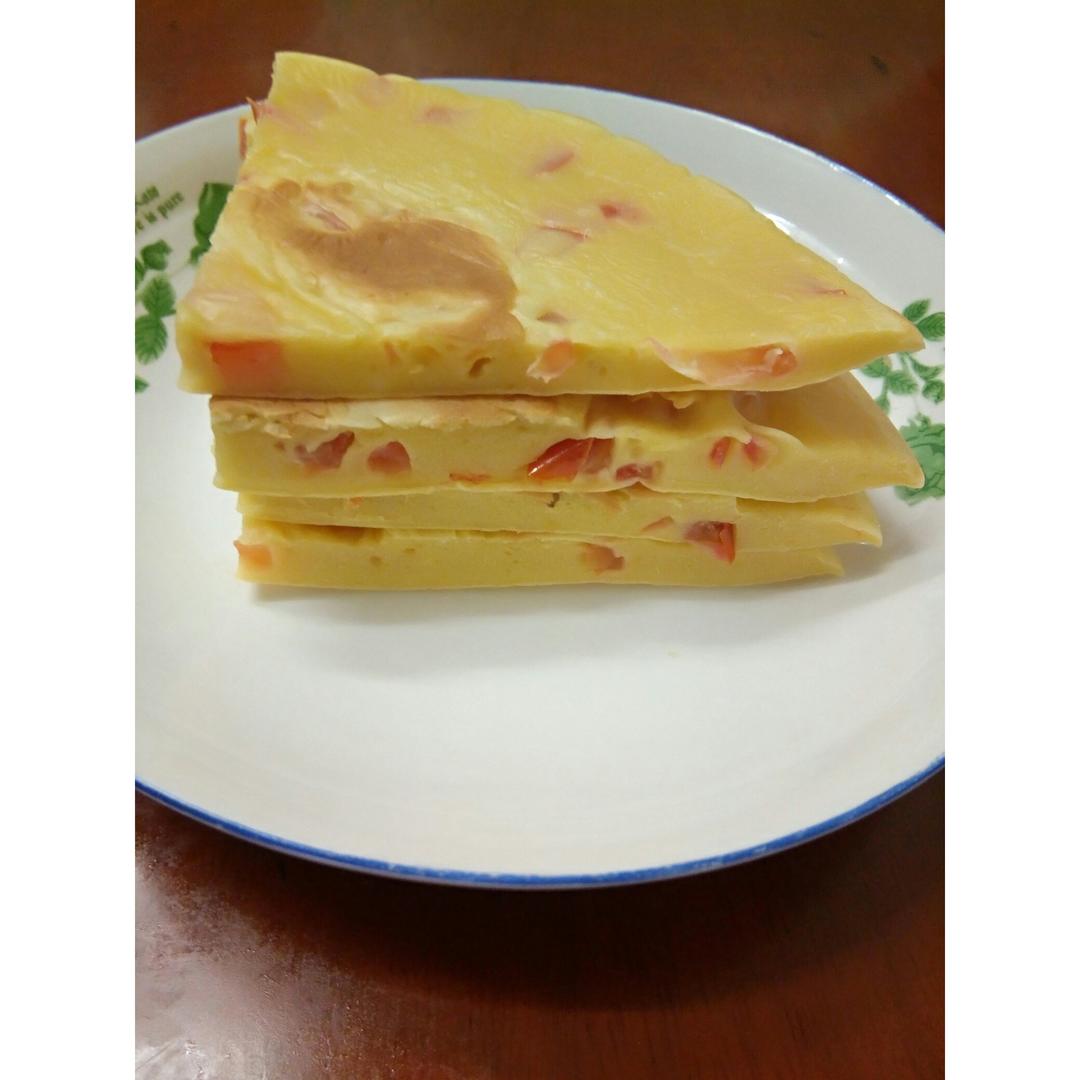 松软香嫩的西红柿鸡蛋饼