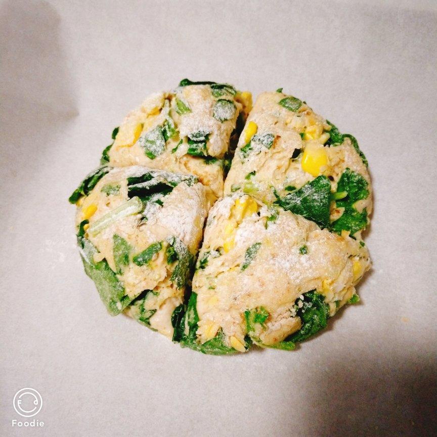 超软田园豆肉松丹波面包——其实是个快手大司康【健康主食】