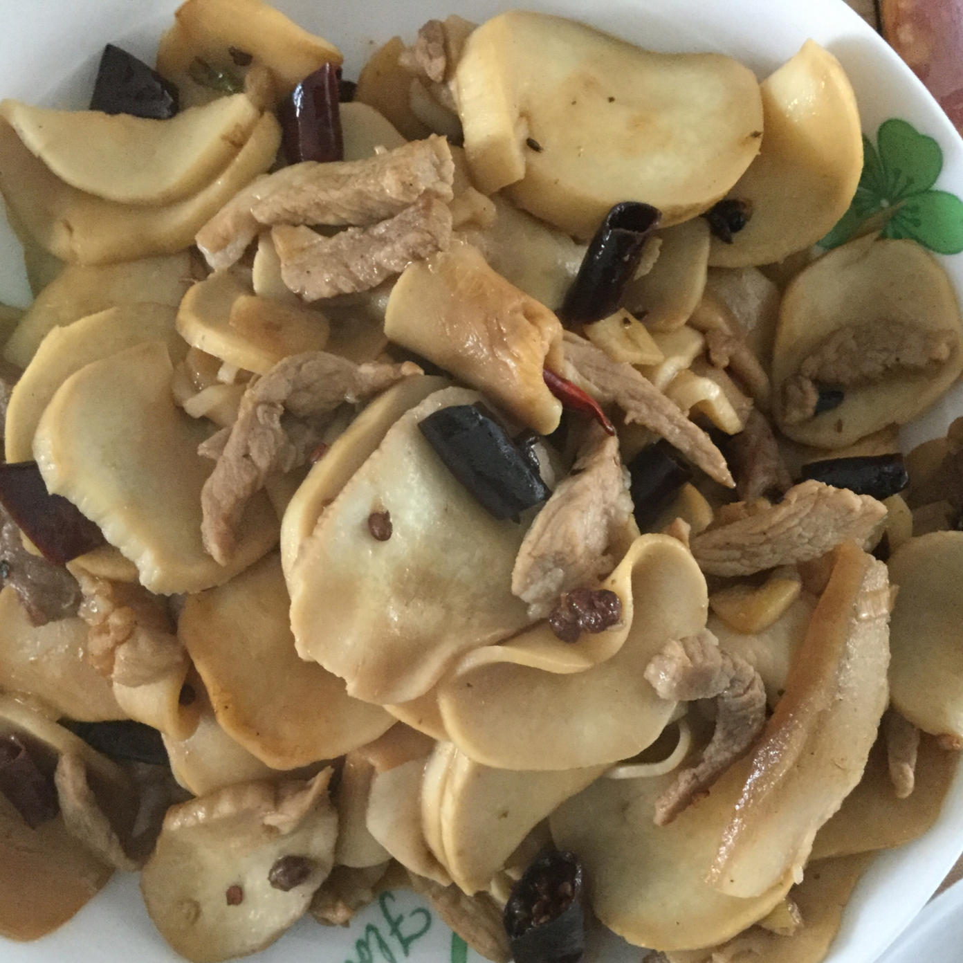 肉炒杏鲍菇