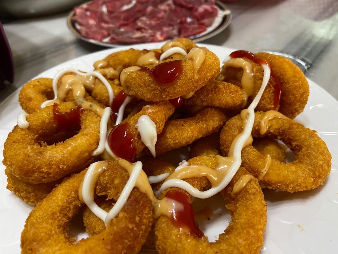 炸鱿鱼圈