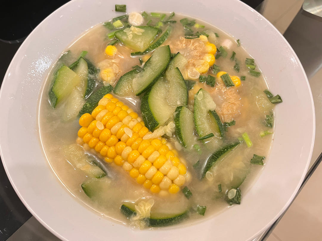 简单好吃的嫩南瓜汤