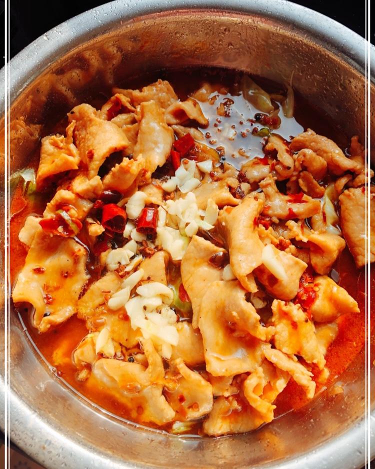 家庭简易版水煮肉片
