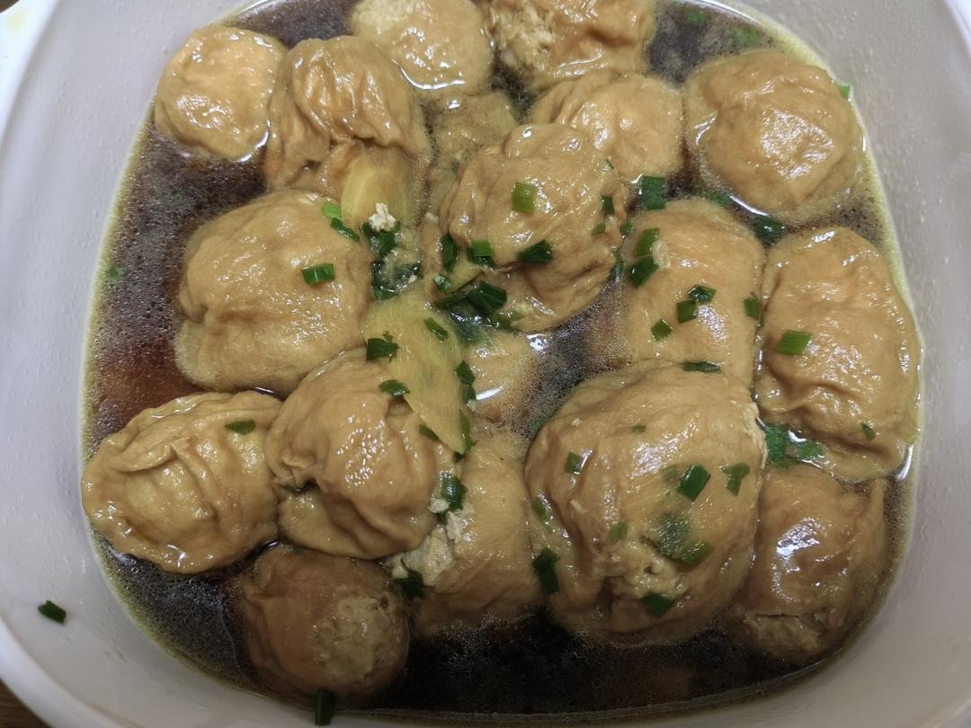 比包饺子还简单的油面筋酿肉
