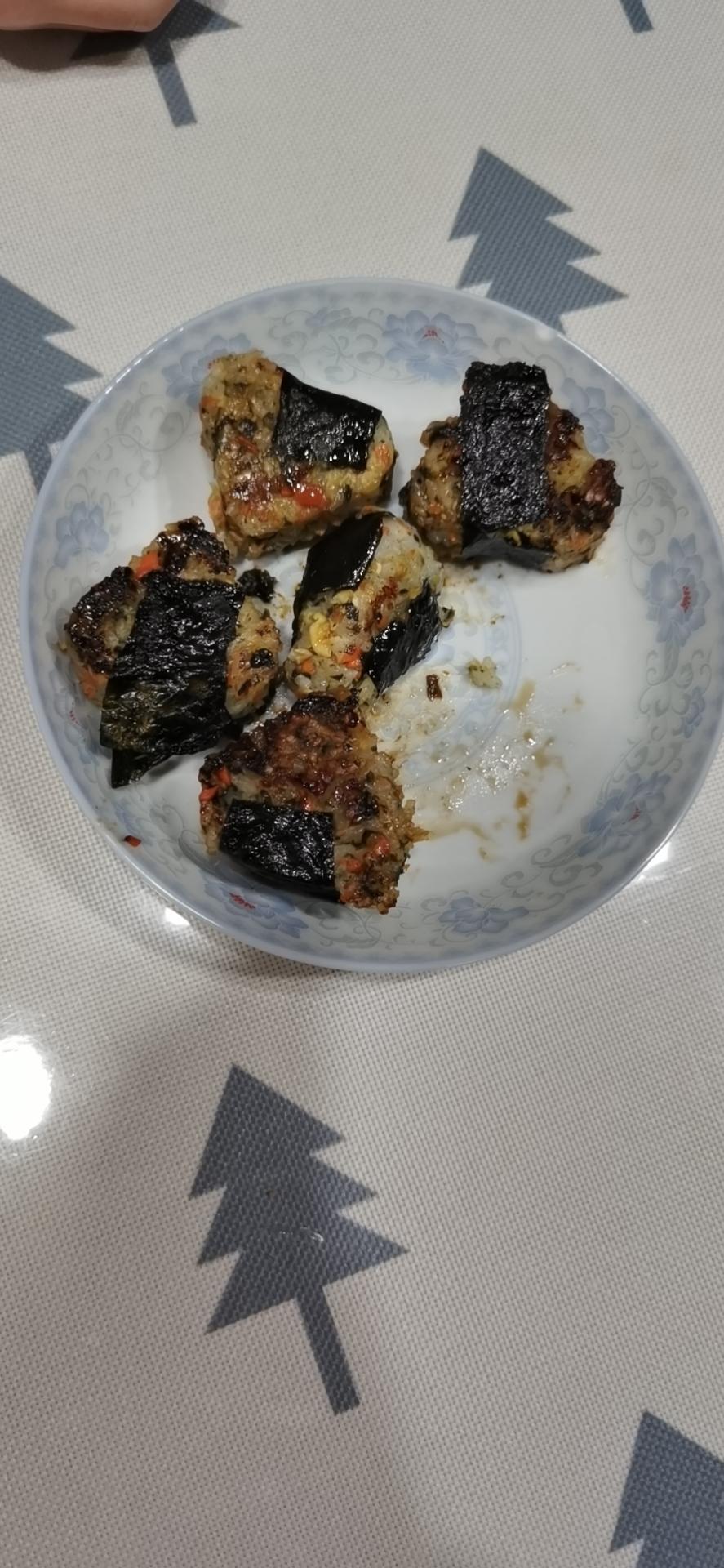 🔥剩饭变美食——蜜汁饭团🍙