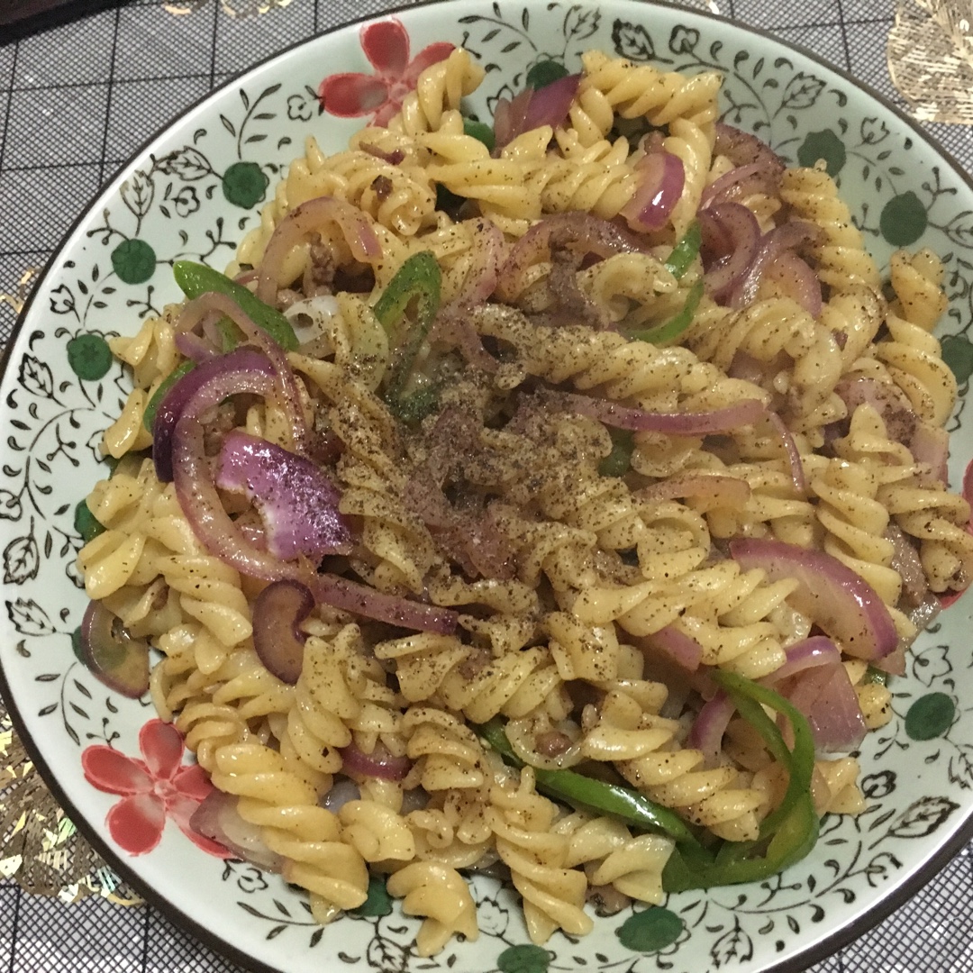 黑椒意面