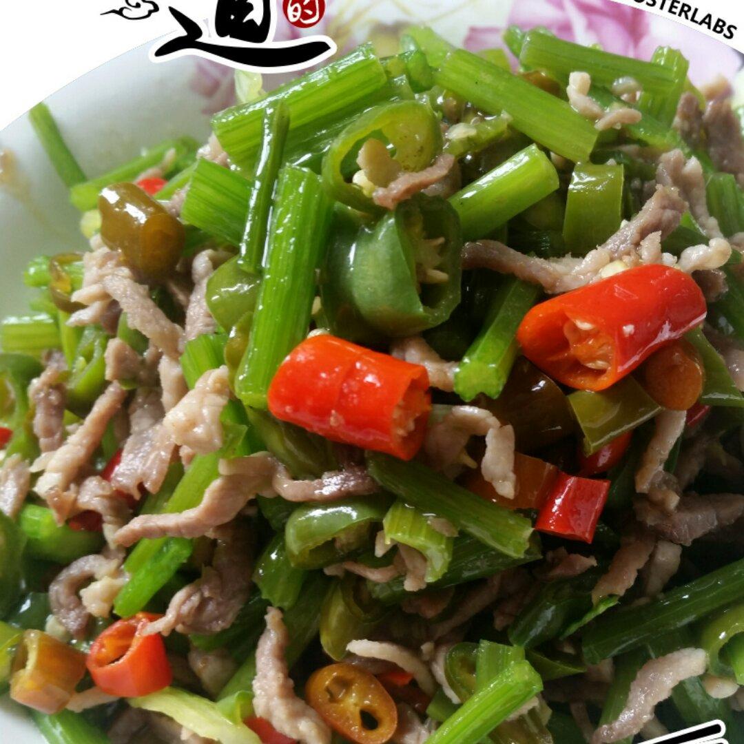 芹菜炒肉