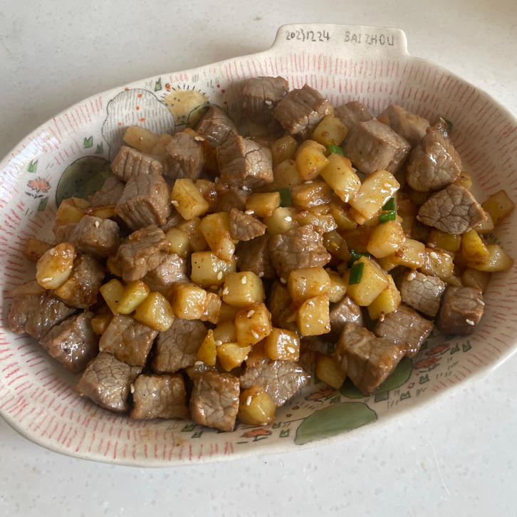 香辣孜然土豆牛肉粒，这么做巨巨巨好吃！！