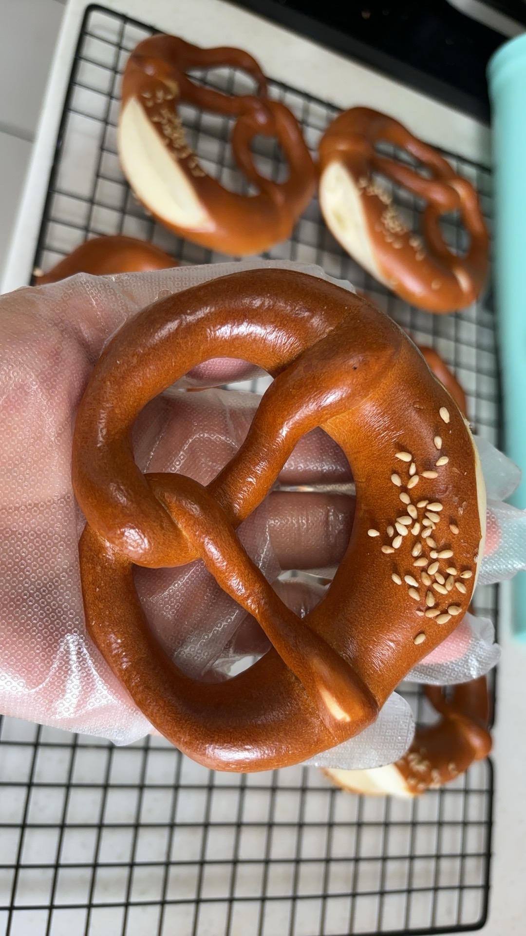 德式碱水面包｜经典碱水结｜普雷结｜0糖低卡｜免发酵｜免手套膜