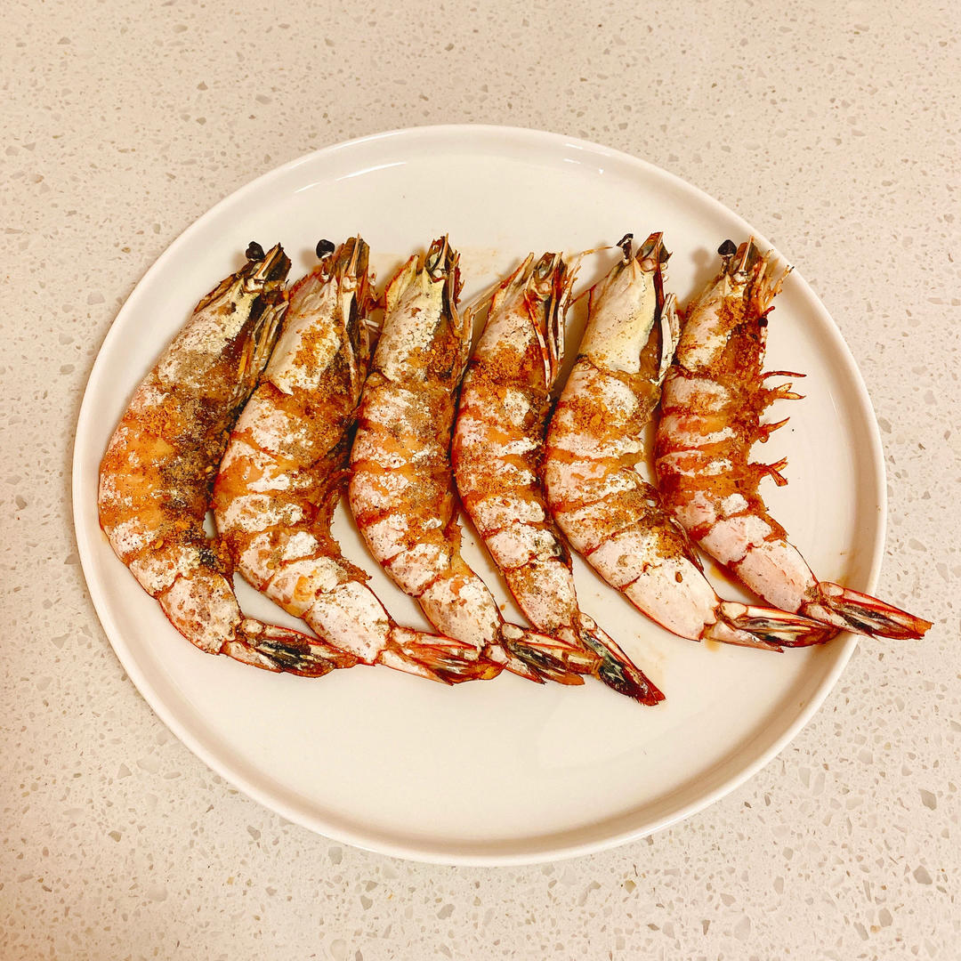 椒盐烤虾