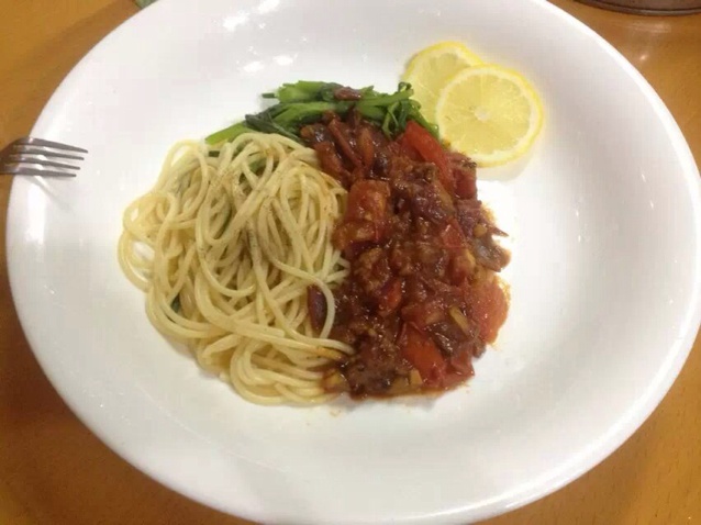 番茄肉酱意大利面