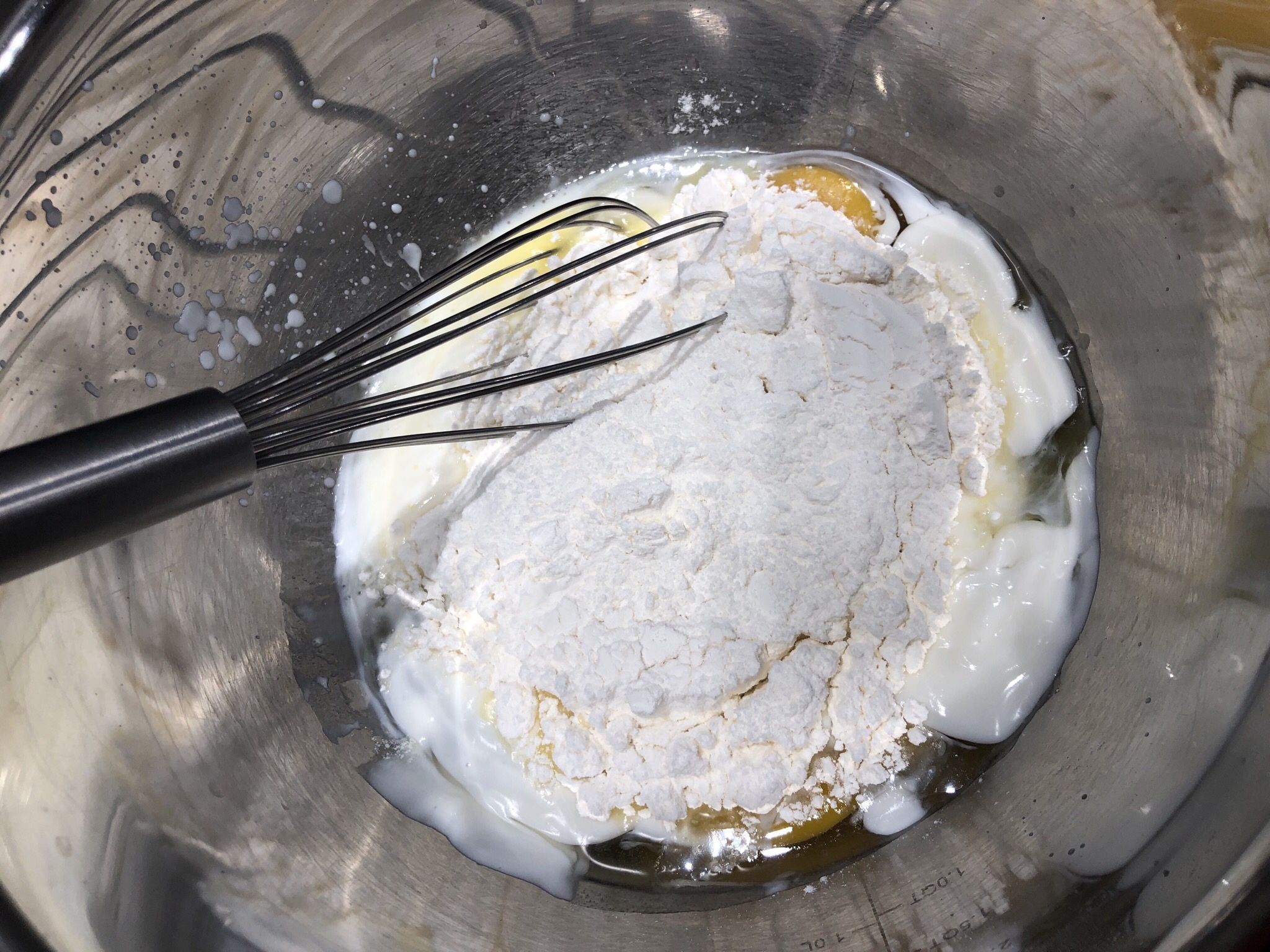 酸奶小饼（超快手，不用泡打粉不用发酵）的做法 步骤2