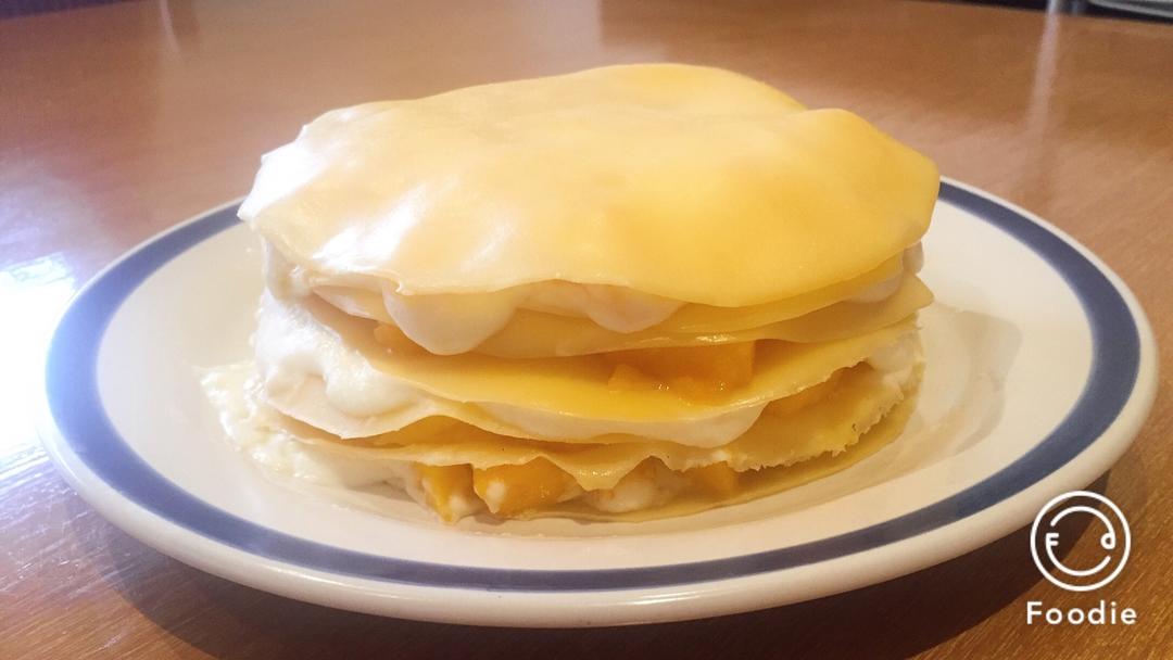 芒果千层蛋糕，100%成功告别煎皮无能