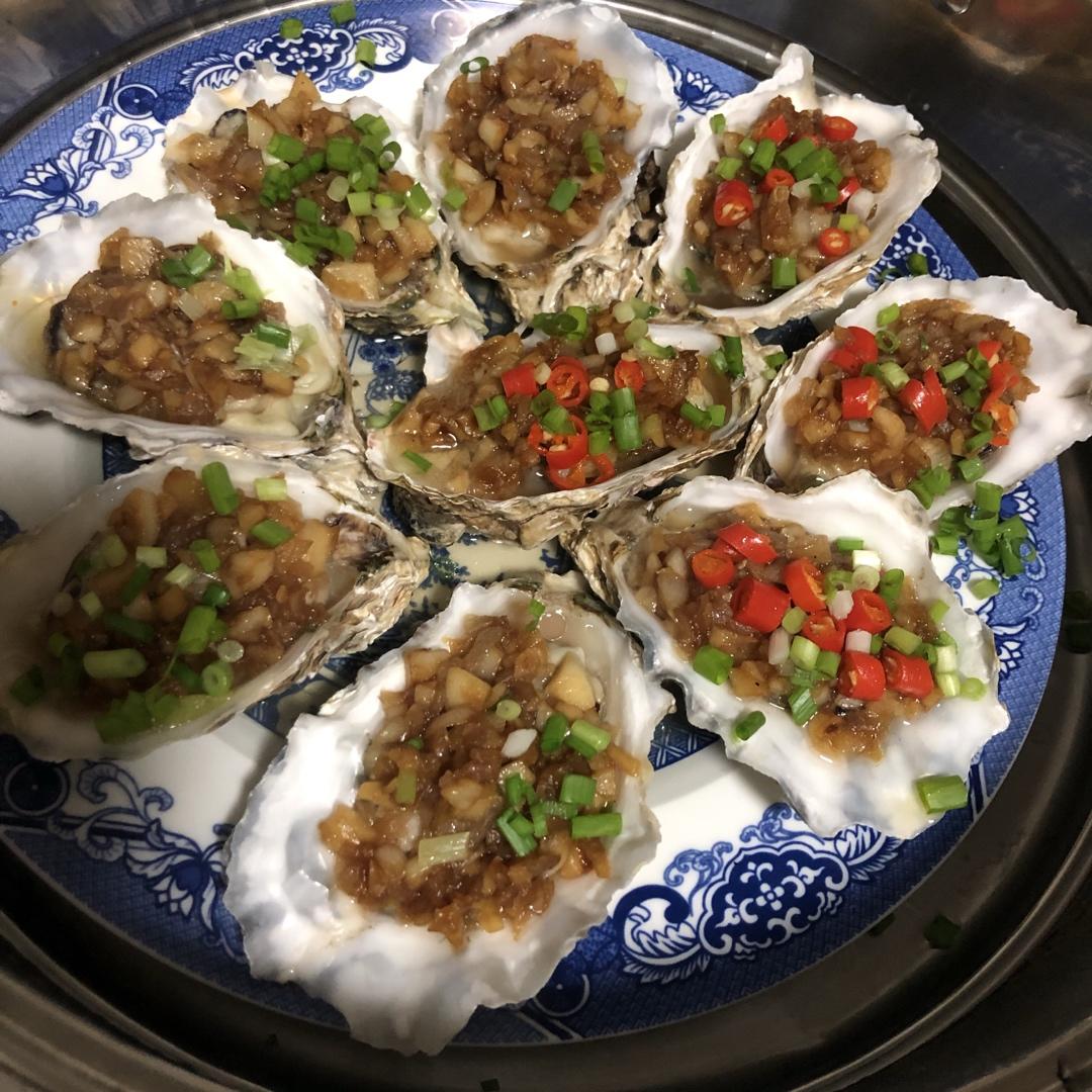 超简单～蒸蒜蓉生蚝